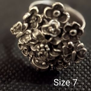 Leonardi Silver ring, size OS adjustable